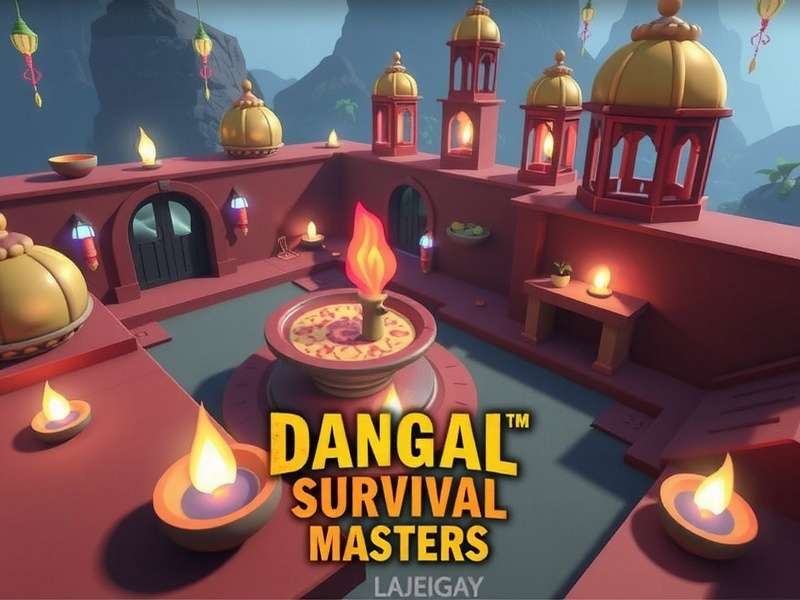 Diwali-themed map in Dangal Survival Masters