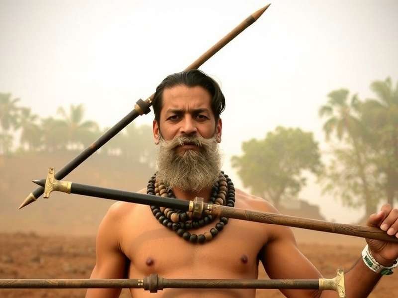 Traditional Indian weapons in Dangal Survival Masters